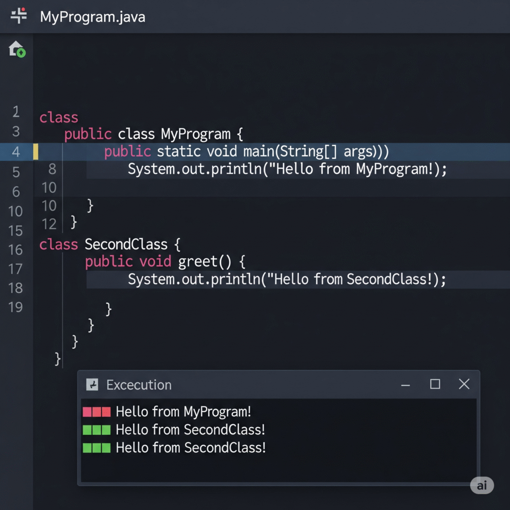 First Java Program