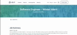 Read more about the article Rubrik Winter Internship 2026 – Software Engineer Intern in Bangalore (Onsite)