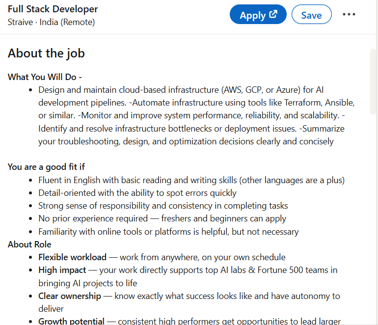 Full Stack Developer Jobs in India