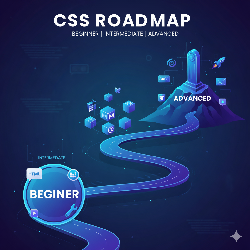 Read more about the article CSS Roadmap for Beginners (2025): Learn CSS Step-by-Step from Zero to Advanced