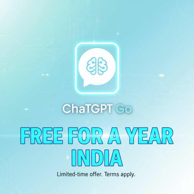 ChatGPT Go free for 1 year India