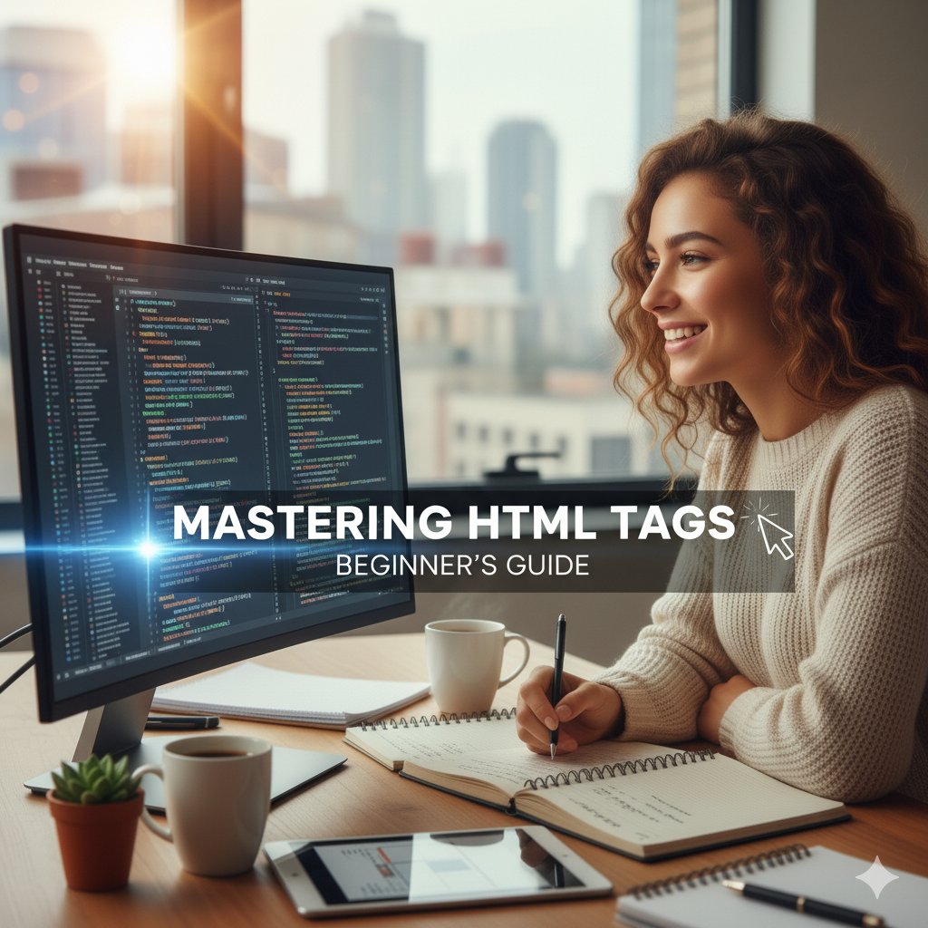 Read more about the article Mastering HTML Tags: The Ultimate Beginner’s Guide to Building Your First Webpage