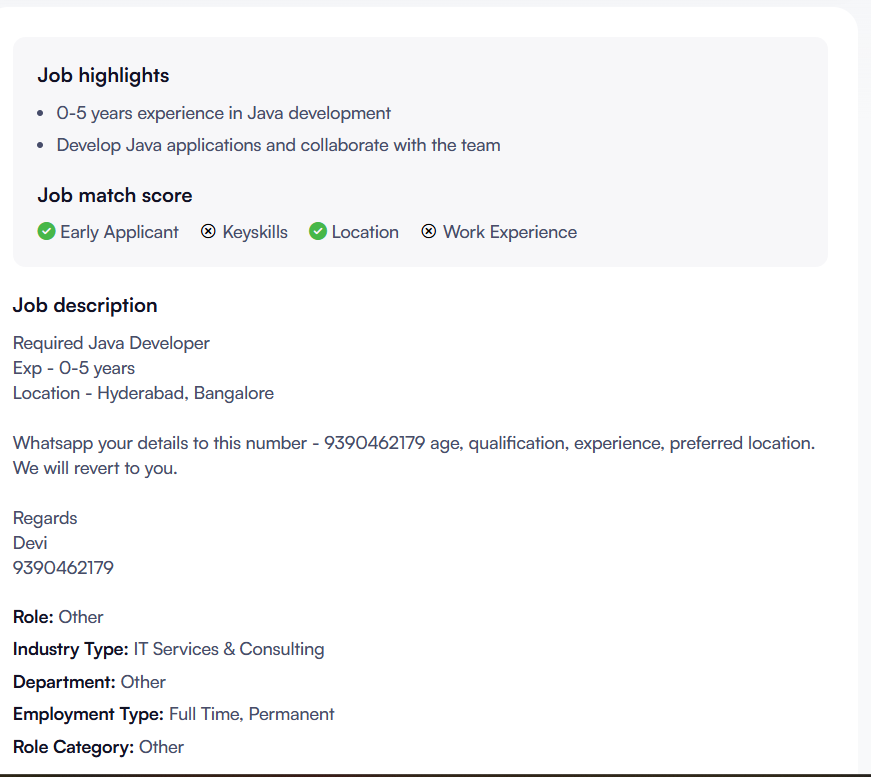 Java Developer Jobs in Bangalore and Hyderabad