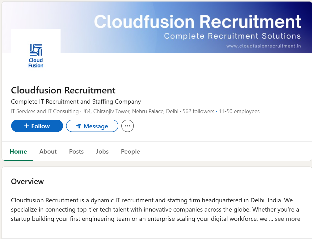 HTML Developer Intern