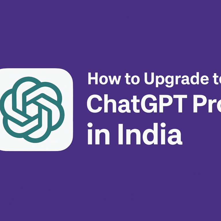 How to upgrade ChatGPT Pro in India