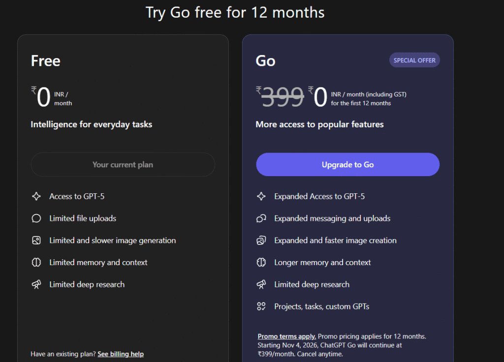 How to upgrade ChatGPT Pro in India